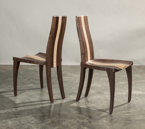 Nathan Hunter Design, LLC - Bloomington, IN. Modern Dining Chair "Gazelle"