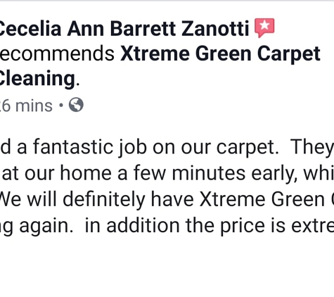 xtreme Green Carpet Cleaning - Morgantown, WV