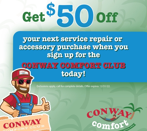 Conway Comfort Heating and Cooling - Trenton, NJ