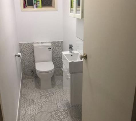 JR Gas & Water - Regents Park, QLD. New toilet vanity and mixer.