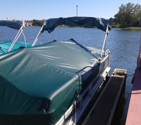 Keilman Kustom Canvas - Kansas City, MO. Aqualon Pontoon Cover