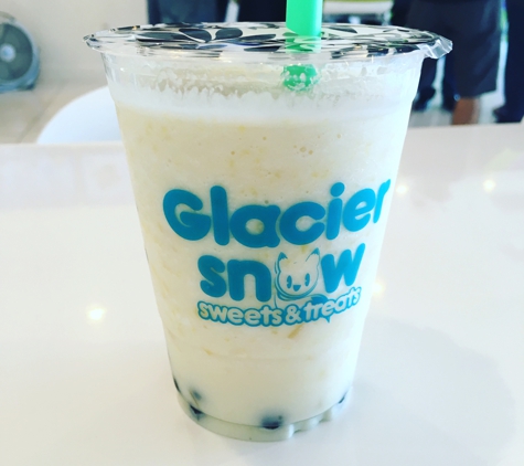 Glacier Snow Sweets & Treats - Chandler, AZ. Lychee + jackfruit smoothie boba