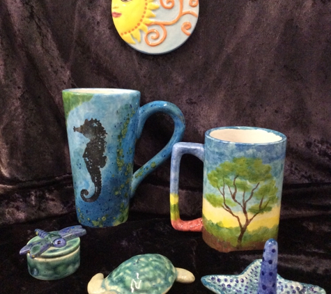 Monarch Art Studio - Pacific Grove, CA. Paint your own ceramics!