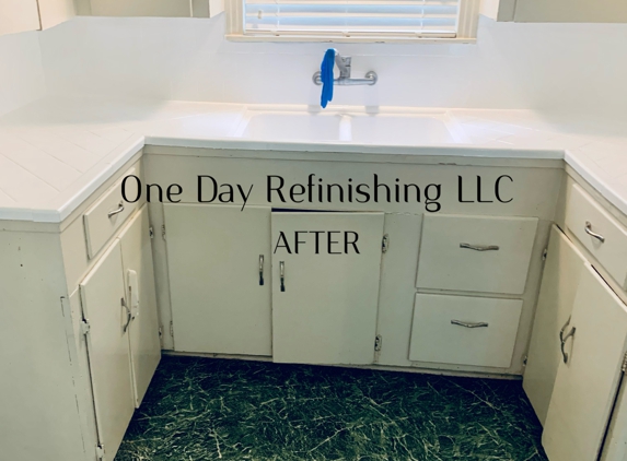 One Day Refinishing - Houston, TX. Kitchen countertop refinishing in Houston, TX---One Day Refinishing LLC