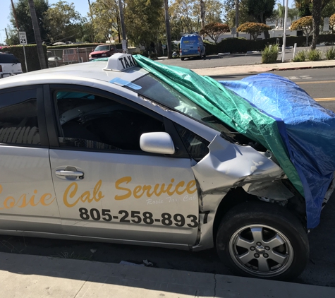 Rosie Taxi Cab - Ventura, CA. Image of Rosie Taxi Ventura in another accident 