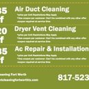 Dryer Vent Cleaning Fort Worth - Air Duct Cleaning