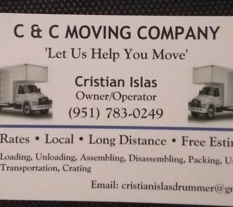 C & C Moving Company - Riverside, CA