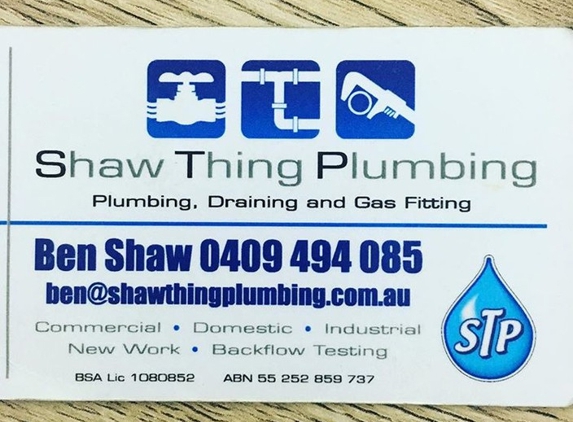 Shaw Thing Plumbing - Springwood, QLD