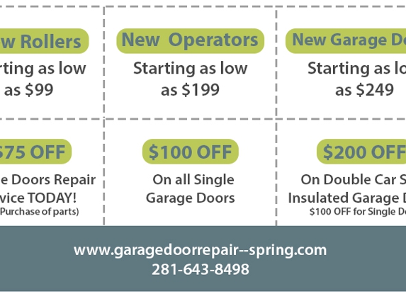 Garage Door Repair Spring - Spring, TX