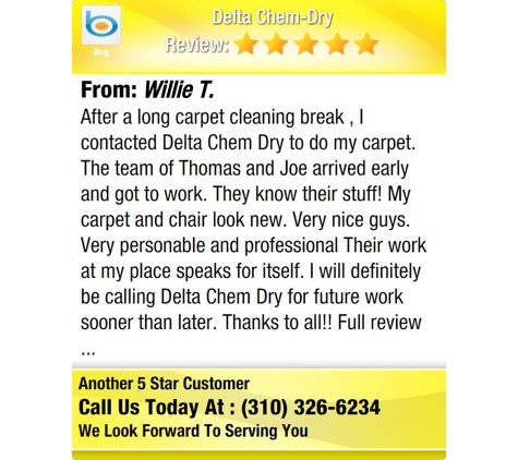 Delta Chem-Dry Carpet & Upholstery Cleaning - Northridge, CA