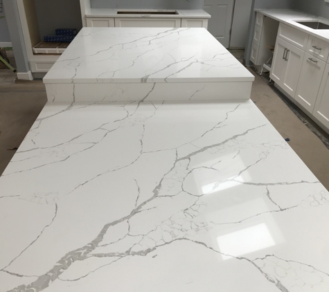 Euro Marble & Stone, LLC - Pequannock, NJ. Calacatta Laza by MSI for this beautiful kitchen.