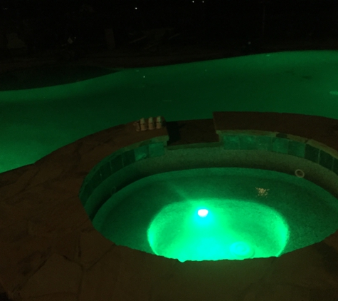 Passion Pools - Decatur, GA. Night view ambiance!