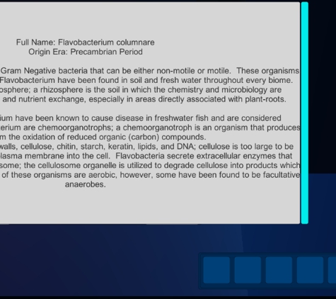 Evolution Through the Ages - Covington, LA. In Game Organism History and Description Page  (v.3.0)

#Evogame #Evolutionthroughtheages