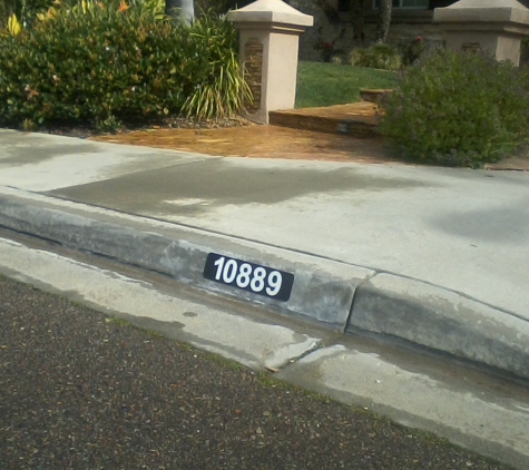 Reflective Address Plaques - San Diego, CA