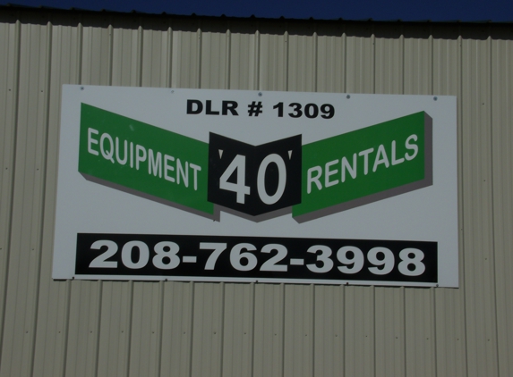 40 Equipment Rentals - Hayden Lake, ID