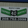 40 Equipment Rentals
