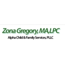 Zona Gregory, MA, LPC - Alpha Child & Family Services, P - Social Workers