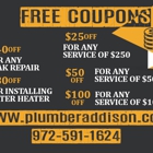 Plumber Addison TX