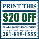 Garage Door Spring TX - Garage Doors & Openers