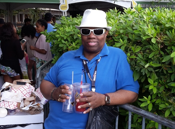Angelique Baby - New Orleans, LA. Mr. Lou chillin at the French Quater fest in New Orleans