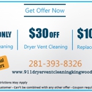 911 Dryer Vent Cleaning Kingwood TX - Dryer Vent Cleaning