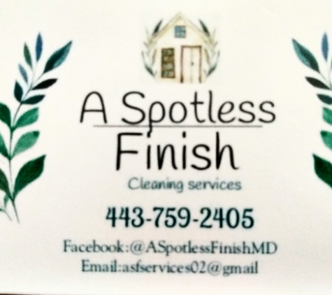 A Spotless Finish - Baltimore, MD. 20% off your first cleaning