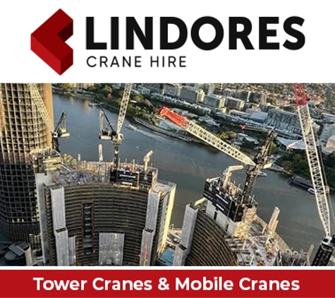 Lindores Construction Logistics PTY LTD - Burleigh Heads, QLD. Tower Cranes & Mobile Cranes