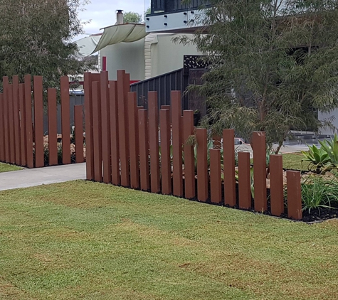 RNL Powder Coaters - Cobram, VIC. CoreTen Steel Post