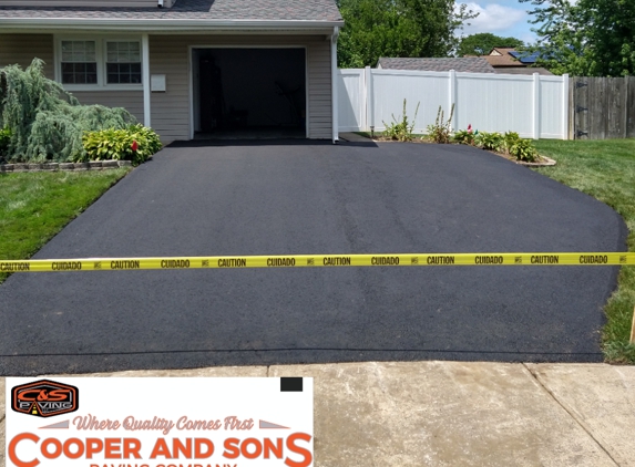 Cooper And Sons Paving - South Amboy, NJ. Cooper and Sons asphalt paving blacktop sealcoating concrete Belgian block Perth Amboy New Jersey