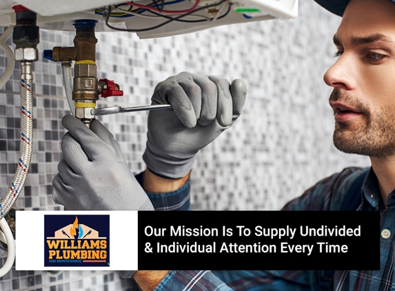 Williams Plumbing and Maintenance - Maffra, VIC. Our Mission Is To Supply Undivided & Individual Attention Every Time