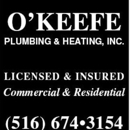 O'Keefe Plumbing & Heating Inc - Plumbers