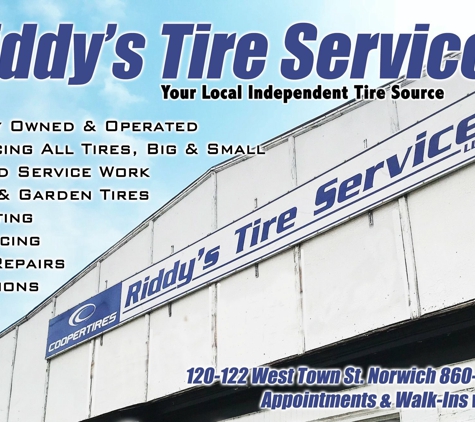 Riddy's Tire Service - Norwich, CT