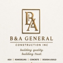 B&A General Construction - Construction Management