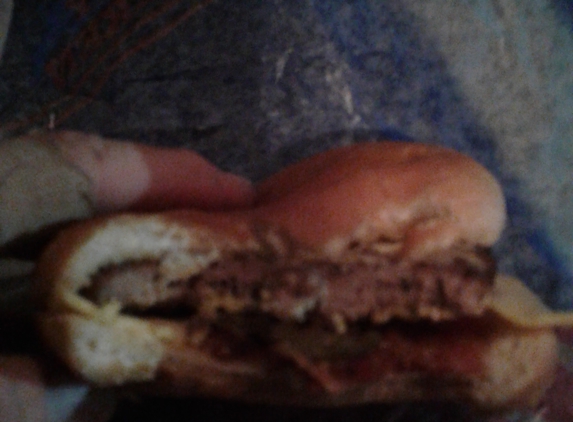 Carl's Jr. - Oklahoma City, OK. Cold and stake bacon cheese burger