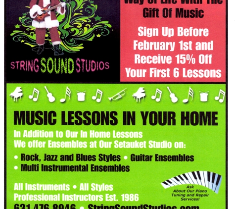 Stringsoundstudios.com - Setauket, NY