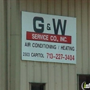 G & W Service Company Inc - Heating Contractors & Specialties