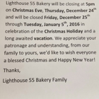 Lighthouse 55 Bakery