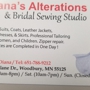 April Alterations, Bridal Sewing