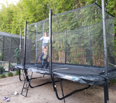 Professional Assembly Service - Orlando, FL. Acon Alley oop Skywalker Trampoline Assembly Installation Set Ups