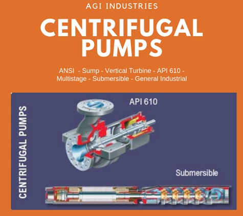 AGI Industries, Inc. - Lafayette, LA. Centrifugal Pumps - Lafayette LA, St. Martinville TN, Opelousas LA, Crowley LA, Morgan City LA