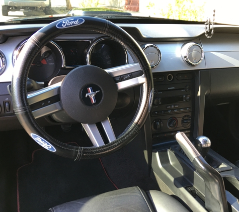 Got Detail - San Diego, CA. Mustang Roush got detailed with the works! Clay bar removing all contaminants and swirl marks, applied a paint sealant, interior steamed