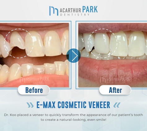 MacArthur Park Dentistry Family Cosmetic Veneers Emergency Implants Invisalign - Irving, TX