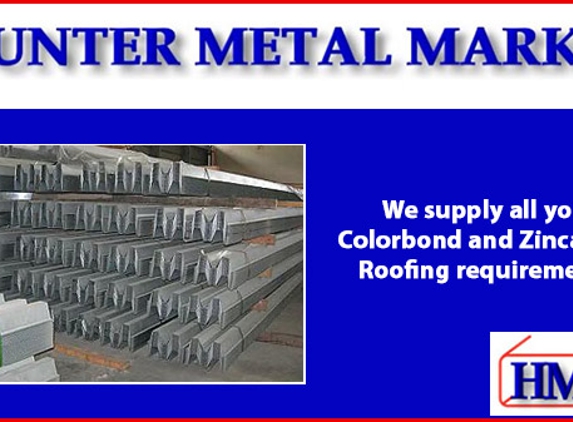 Hunter Metal Market - Heatherbrae, NSW. We supply all your Colorbond and Zincalume Roofing requirements.