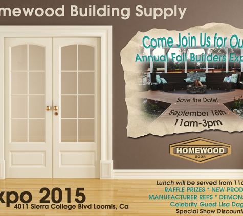 Homewood Lumber, Deck, Window, Door & Truss - Loomis, CA