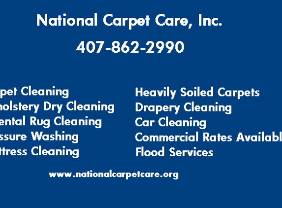 National Carpet Care Of Longwood Inc - Altamonte Springs, FL