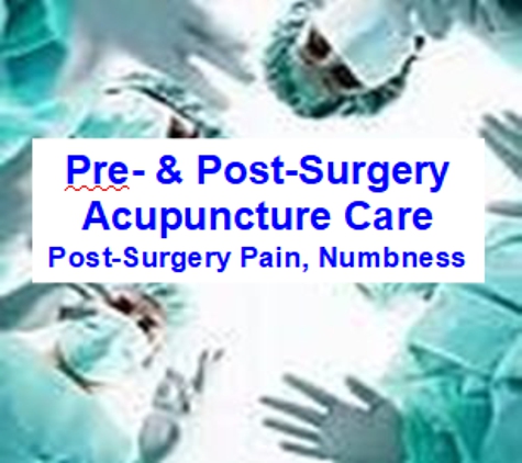 Acu-Care Acupuncture Center - Rochester, NY. Acupuncture Care for Pre- and Post-Surgery Pain, Numbness, Neuropathy