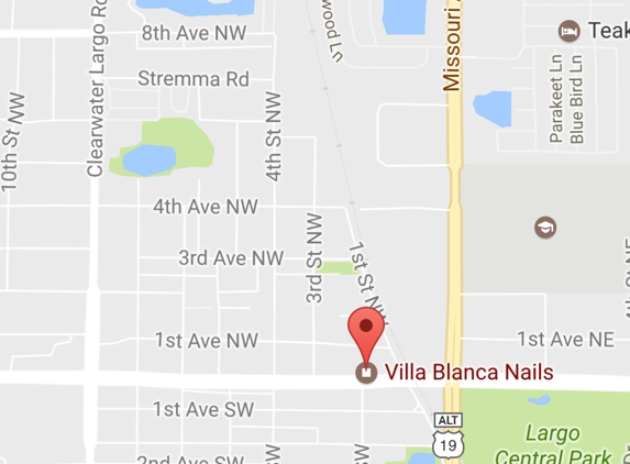 Villa Blanca Nails - Largo, FL. located next to Largo Feed