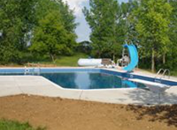 Towne Company - Fitchburg, WI. True L Inground Pool and Decking