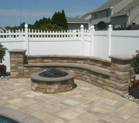 Sun Viking Land Designs, LLC - Blackwood, NJ. Cambridge Fire pit Area