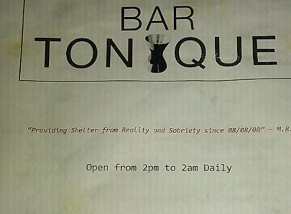 Bar Tonique - New Orleans, LA